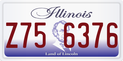 IL license plate Z756376