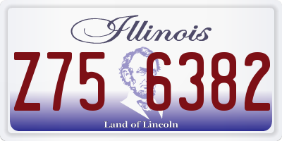 IL license plate Z756382