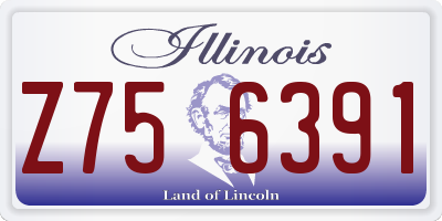 IL license plate Z756391