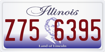 IL license plate Z756395