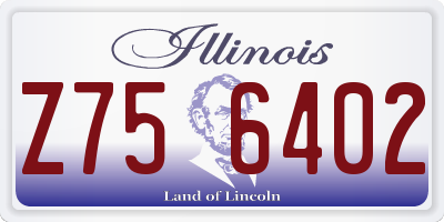 IL license plate Z756402