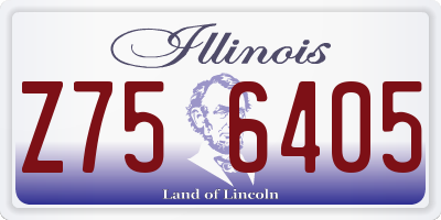 IL license plate Z756405