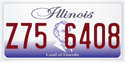 IL license plate Z756408
