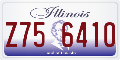 IL license plate Z756410