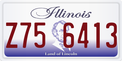 IL license plate Z756413