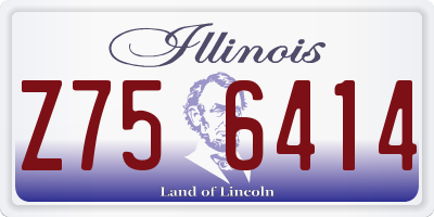 IL license plate Z756414