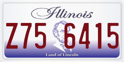 IL license plate Z756415
