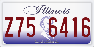 IL license plate Z756416