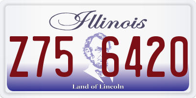 IL license plate Z756420