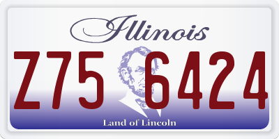 IL license plate Z756424