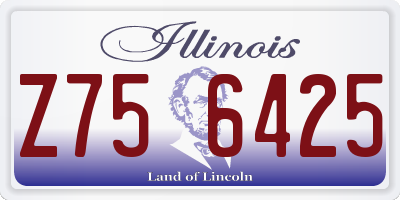 IL license plate Z756425