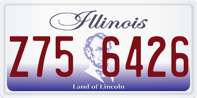 IL license plate Z756426