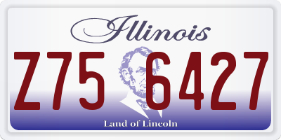 IL license plate Z756427