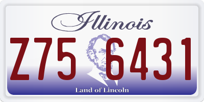 IL license plate Z756431