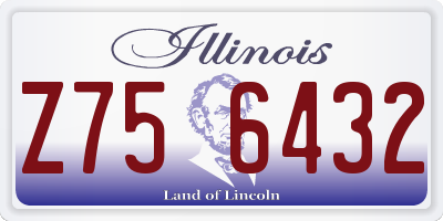IL license plate Z756432