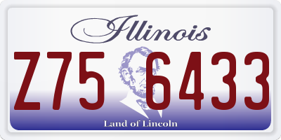 IL license plate Z756433