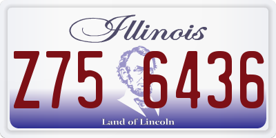 IL license plate Z756436