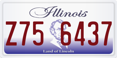 IL license plate Z756437