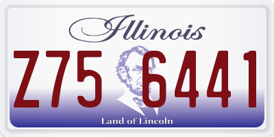 IL license plate Z756441