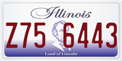 IL license plate Z756443