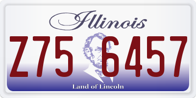 IL license plate Z756457