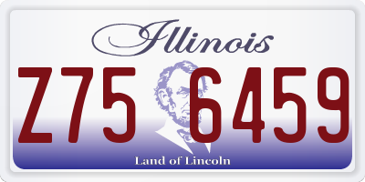 IL license plate Z756459