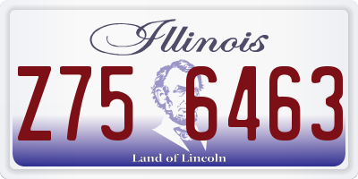 IL license plate Z756463