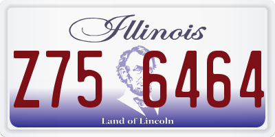 IL license plate Z756464