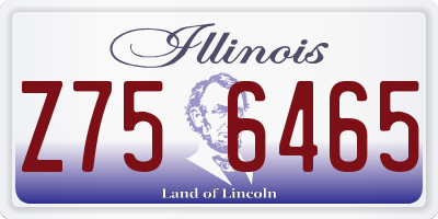 IL license plate Z756465