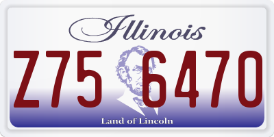 IL license plate Z756470