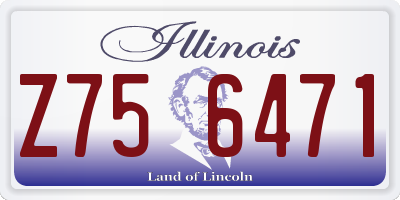 IL license plate Z756471