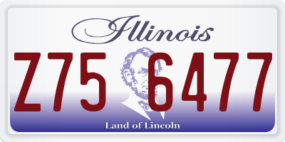 IL license plate Z756477