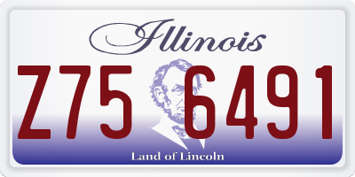 IL license plate Z756491