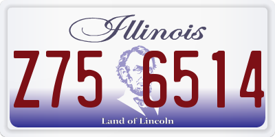 IL license plate Z756514