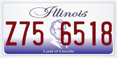 IL license plate Z756518