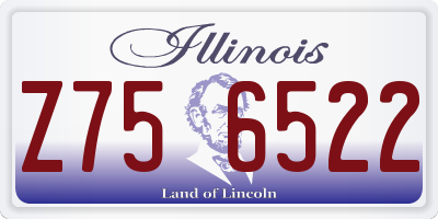 IL license plate Z756522