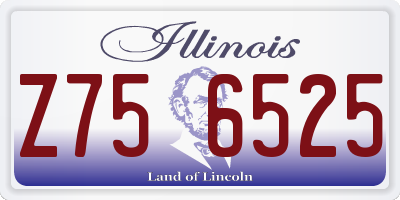 IL license plate Z756525