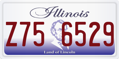 IL license plate Z756529