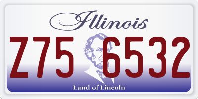 IL license plate Z756532
