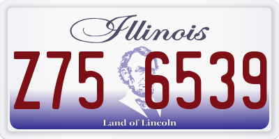 IL license plate Z756539