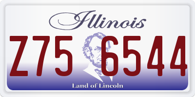 IL license plate Z756544