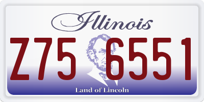 IL license plate Z756551