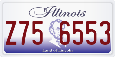 IL license plate Z756553