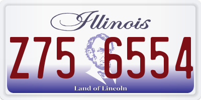IL license plate Z756554