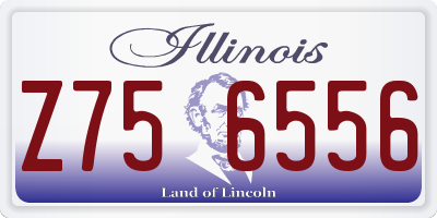 IL license plate Z756556