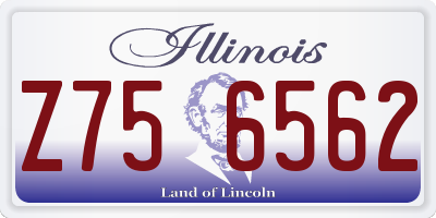 IL license plate Z756562