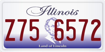 IL license plate Z756572