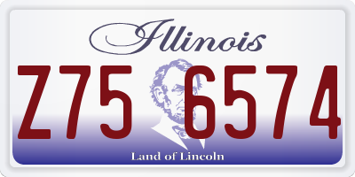 IL license plate Z756574