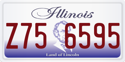 IL license plate Z756595
