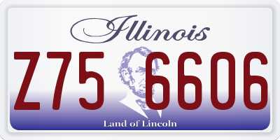 IL license plate Z756606
